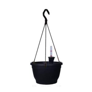 9.8 inch (25 cm) Tuka No. 25 Self Watering Hanging Round Plastic Planter (Multicolor)