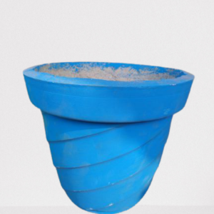 10 inch Cemented Planters (Blue) – Set of 6