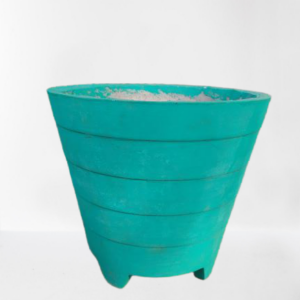 10 inch Cemented Planter (Light Blue)