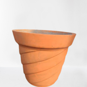 12 inch Cemented Planter (Orange)