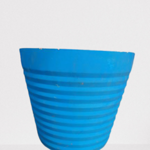 14 inch Cemented Planter (Blue)