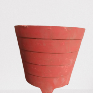 14 inch Cemented Planters (Red) – Set of 3