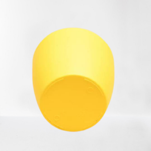 10 inch Round Plastic Planters (Yellow)