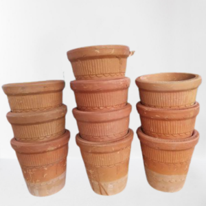 6 inch Clay Pots – Set of 10