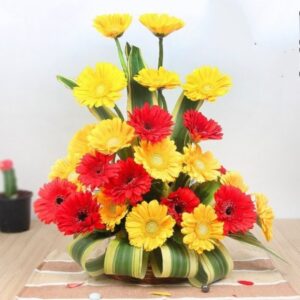 Mix Gerberas Basket “Strong Memories”