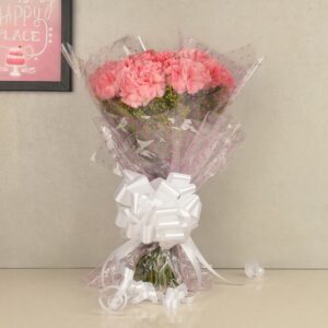 Bouquet Of Pink Carnations “Gratitude”