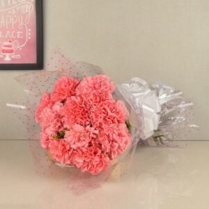 Bouquet Of Pink Carnations “Gratitude”