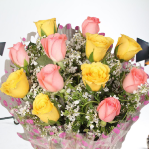 Mix Roses Bouquet ” Thanks Dear”