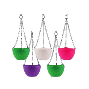 Hanging Planters/Hanging Baskets(Multicolor) – Set of 5