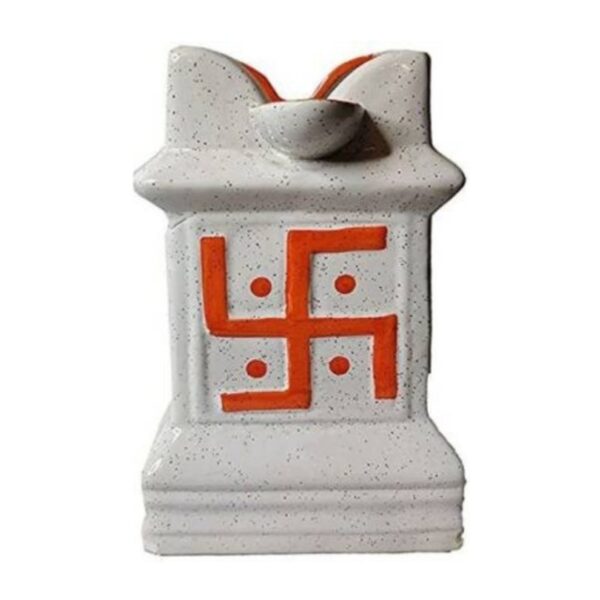 23 cm Tulsi Vrindavan Matt Finish Rectangle Ceramic Pot